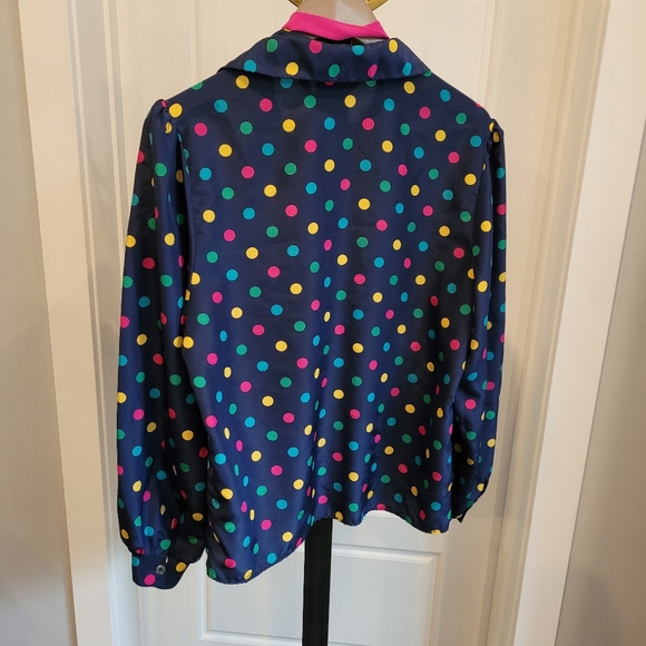 Vintage Blouse - Elite - made in Canada - size 14 (fits large) - Picture 2 of 8